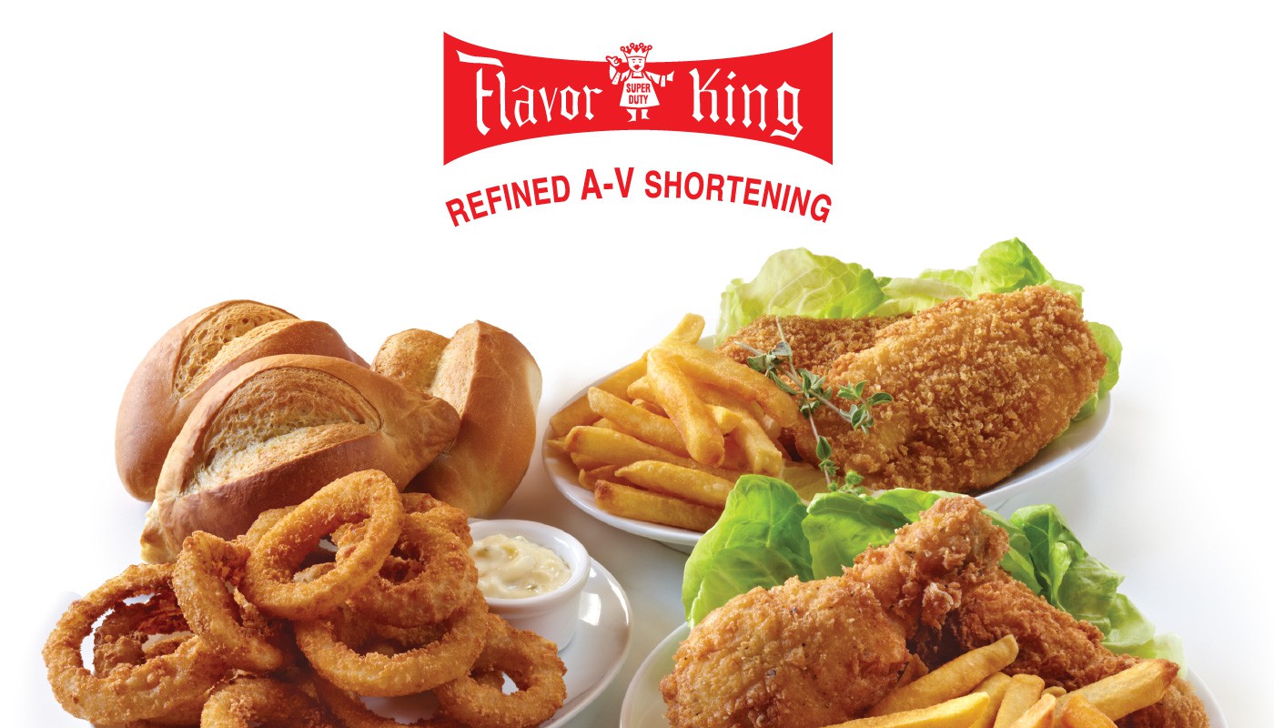Food Made with Flavor King Refined A-V Shortening