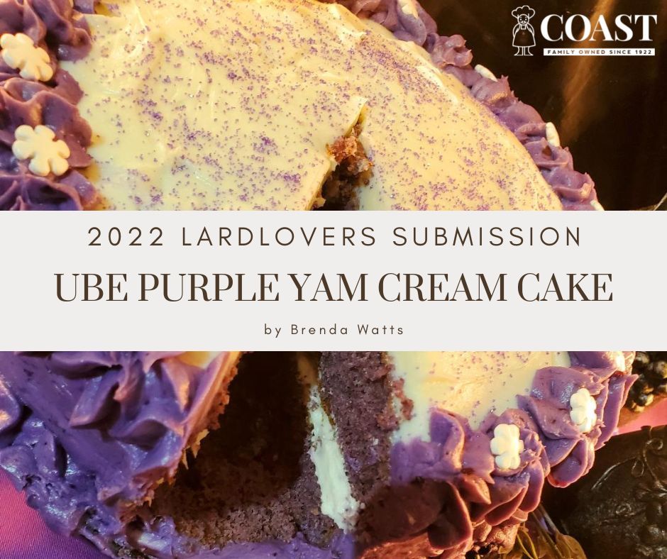 26 – 2022 LardLovers Submission Ube Purple Yam Cream Cake