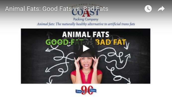 Animal Fats: Good Fats vs. Bad Fats