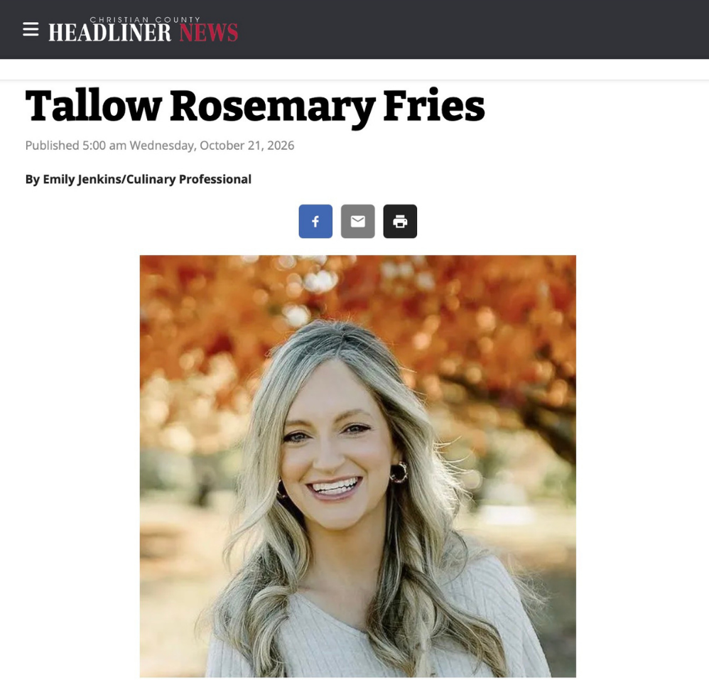 Tallow Rosemary Fries