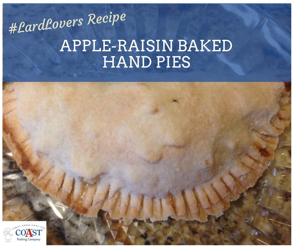 Apple raisin hand pies