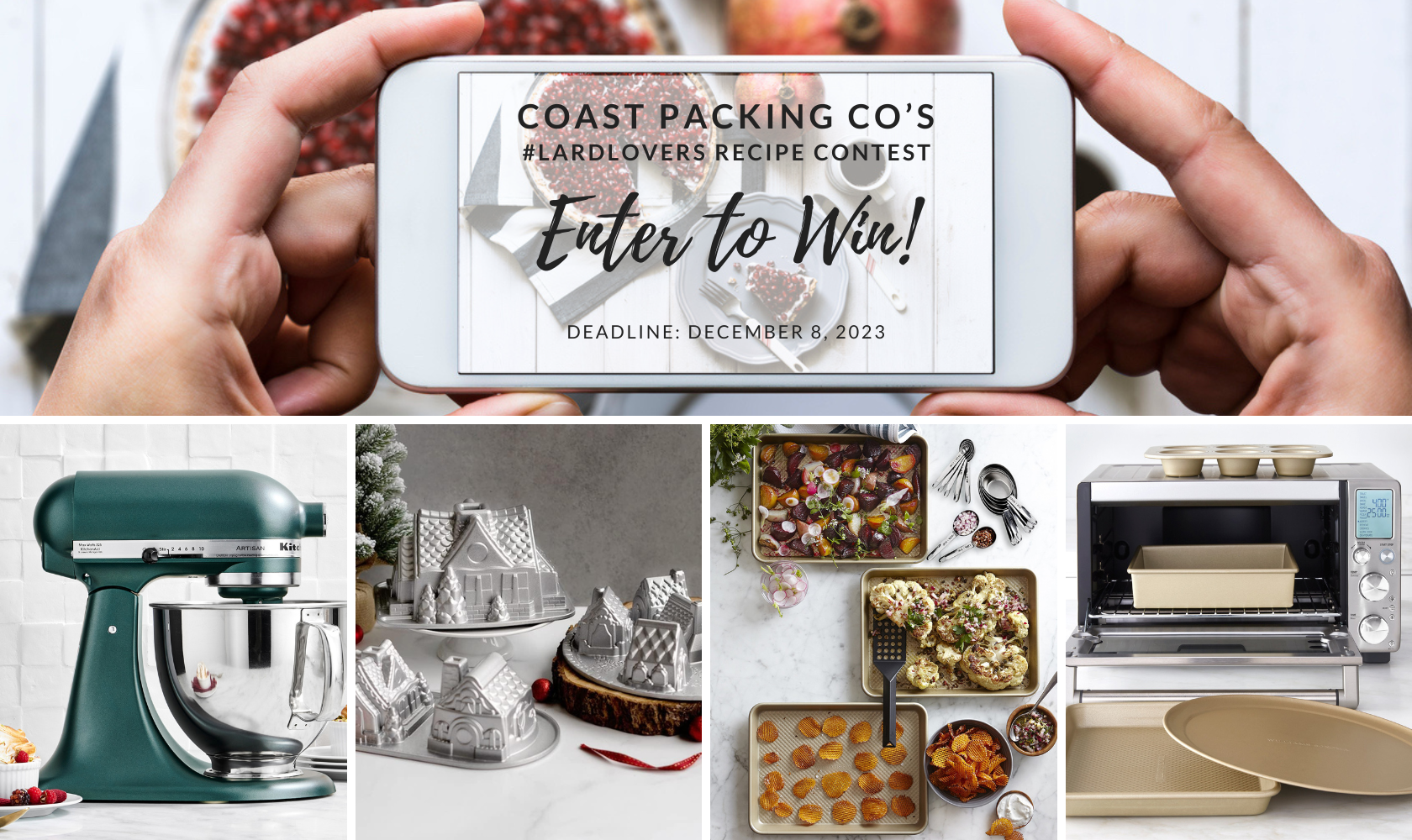 Calling All Home Cooks: Coast Packing’s 7th Annual #LardLovers Recipe Contest Means Big Flavor – and Stellar Prize Lineup 