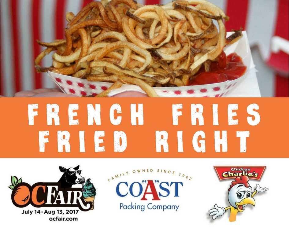 French Fries Fried Right: ‘Taste the Difference’ Challenge Set for July 23 at the Orange County Fair