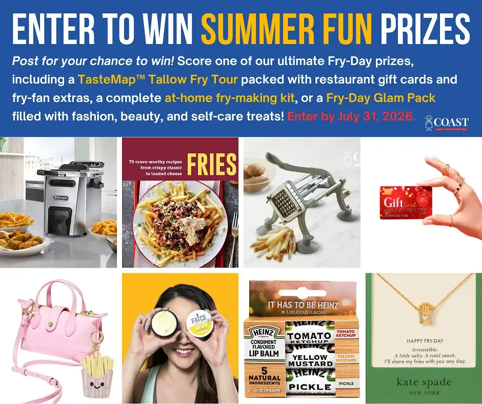 Coast Packing's 9th Beef Tallow French Fries Contest Puts Natural Fats Back in the Fryer