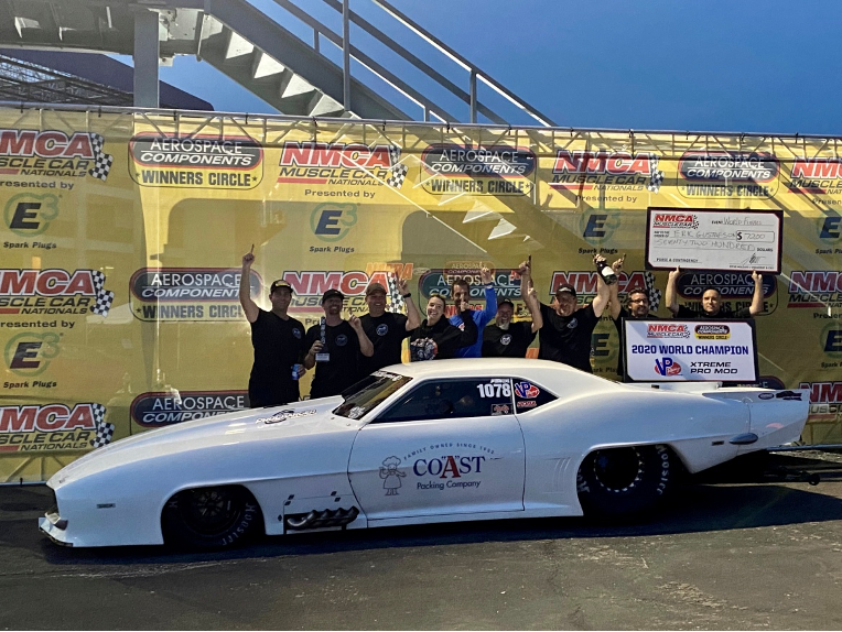 Capping a Season to Remember, Coast Packing/R&E Racing Team Claims the Crown as 2020 NMCA Xtreme Pro Mod World Champion