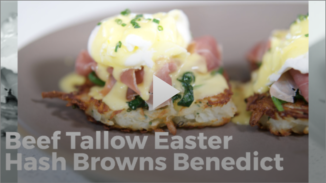 This Sunday, Wake Up with Coast Packing’s Beef Tallow Easter Hash Browns Benedict Recipe